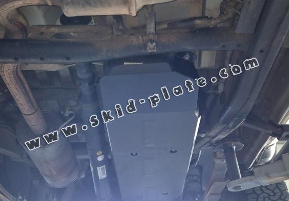 Steel fuel tank skid plate  for Volkswagen Amarok - Only for versions without factory protections