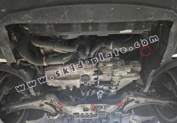 Steel skid plate for Volkswagen Sharan