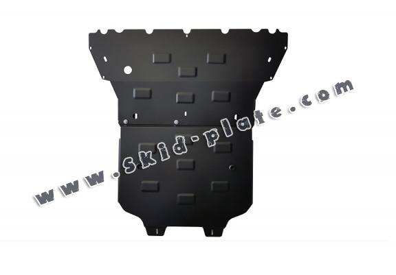 Steel gearbox skid plate for Audi A5