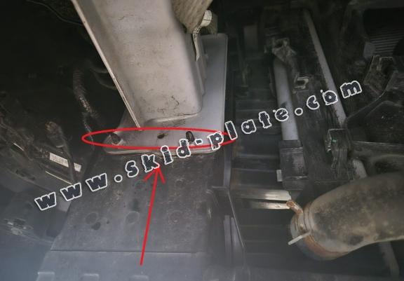 Steel skid plate for Hyundai Tucson