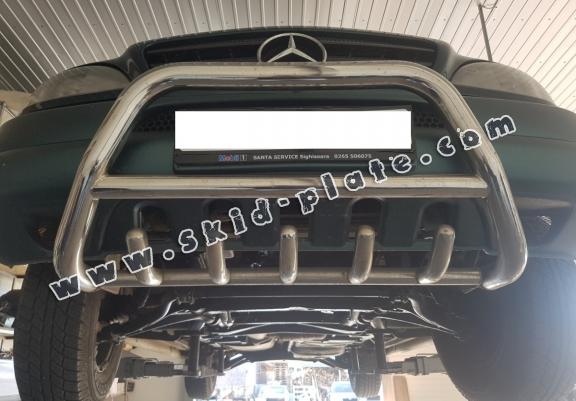 Steel gearbox skid plate for Mercedes ML W163