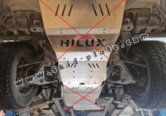 Aluminum skid plate for Toyota Hilux Revo