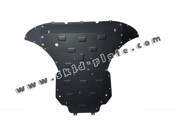 Steel gearbox skid plate for VW Touareg
