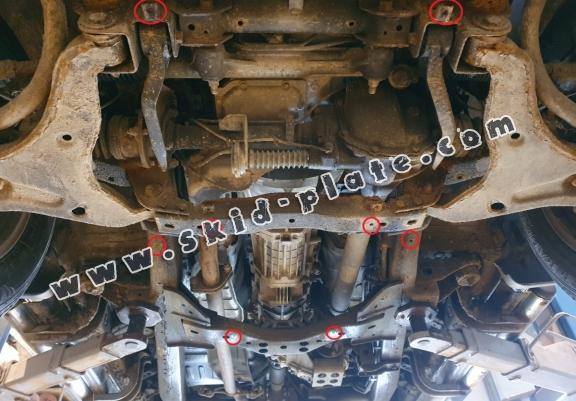 Steel skid plate for Mitsubishi L200