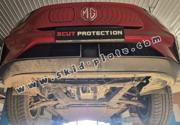 Steel skid plate for MG ZS