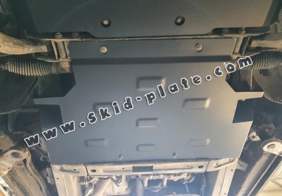 Steel gearbox skid plate for SsangYong Rexton