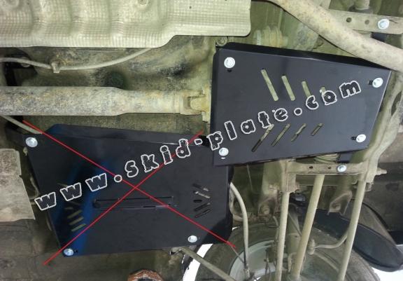 Steel differential skid plate for Dacia Duster