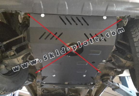 Steel gearbox skid plate for Daihatsu Terios