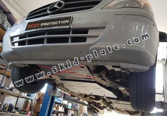 Steel gearbox skid plate for Mercedes Vito W639 - 2.2 D 4x2