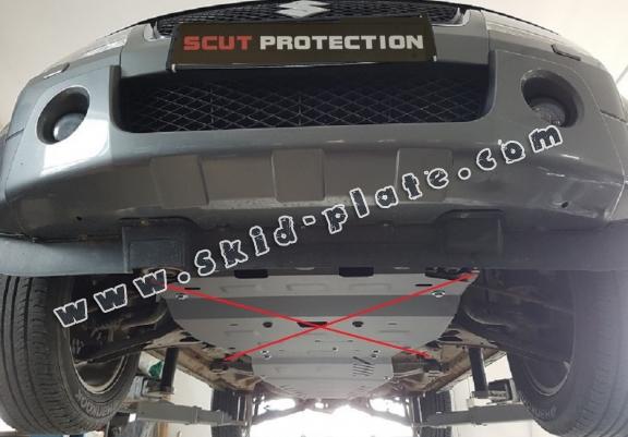 Steel gearbox and transfer case skid plate for Suzuki Grand Vitara 2
