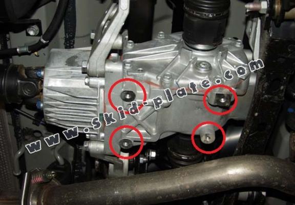 Steel differential skid plate for Toyota RAV 4