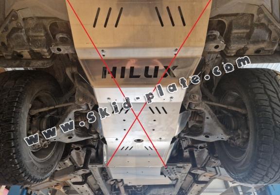 Aluminum differential skid plate for Toyota Hilux Invincible