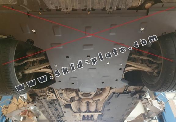 Steel gearbox skid plate for Audi A8