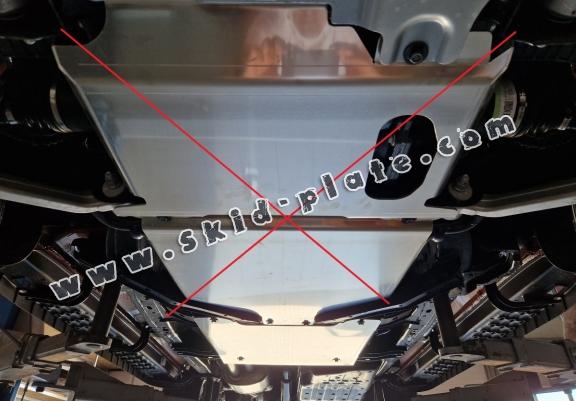 Aluminum transfer case skid plate for Ford Ranger Raptor