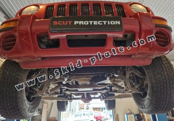 Steel gearbox skid plate for Jeep Cherokee - KJ
