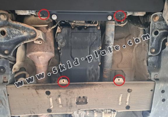 Steel gearbox skid plate for Mercedes GLE X166