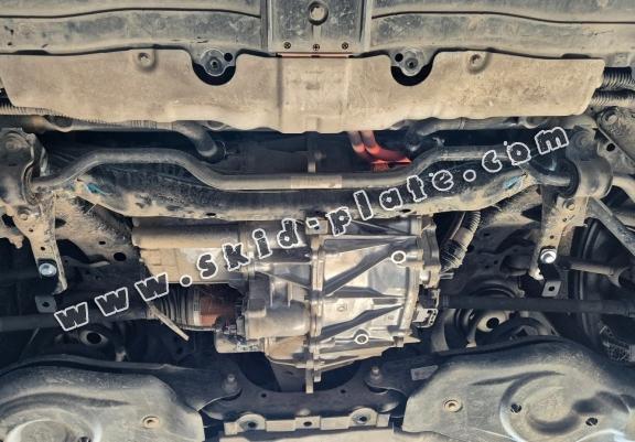 Rear electric motor skid plate for Tesla Model 3 AWD