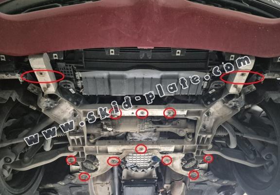 Aluminium skid plate for Alfa Romeo Stelvio