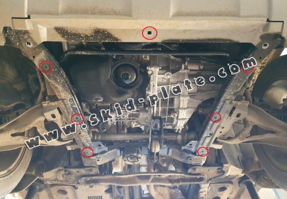 Steel skid plate for Dacia Duster