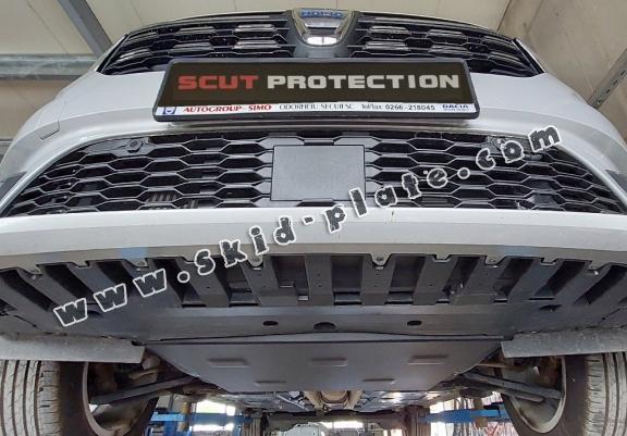 Steel skid plate for Dacia Logan