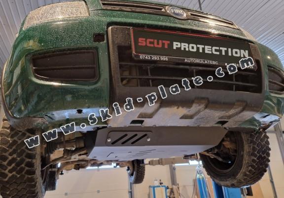 Steel skid plate for Fiat Panda 4x4
