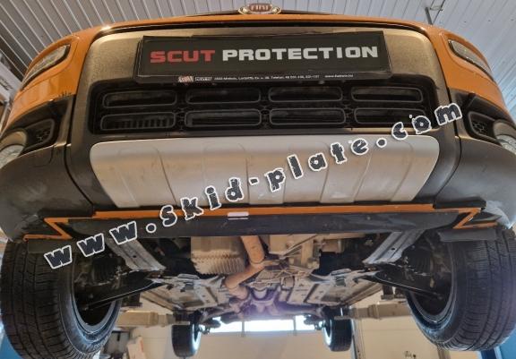 Steel skid plate for Fiat Panda 4x4