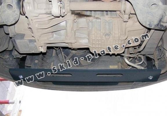 Steel skid plate for the protection of the engine and the gearbox for Mazda 2