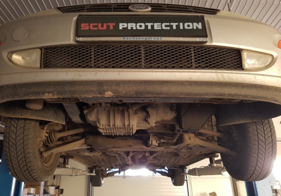 Steel skid plate for Ford Focus 1