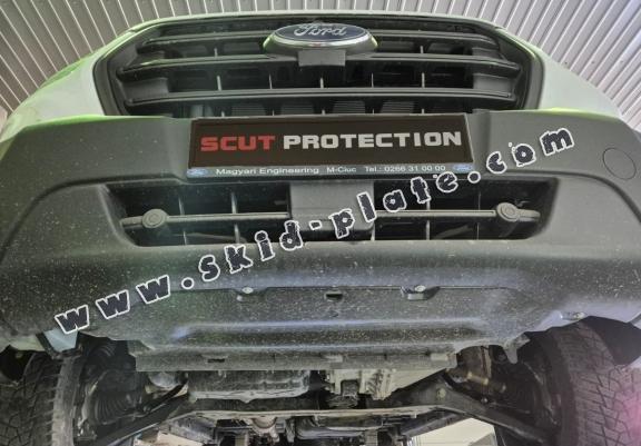Steel skid plate for the protection of the engine and the gearbox for Ford Transit Custom - FWD