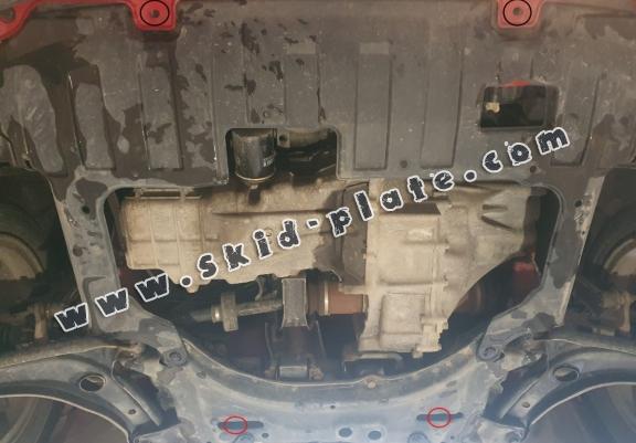 Steel skid plate for Honda Jazz