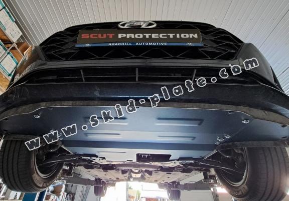 Steel skid plate for Hyundai i20 Hybrid