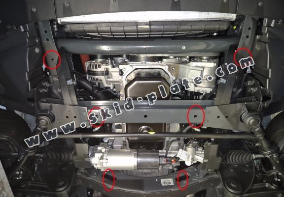 Steel skid plate for Iveco Daily 6