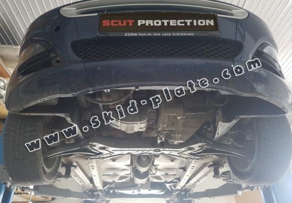 Steel skid plate for Mitsubishi Colt