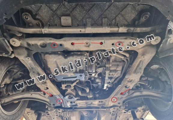 Steel skid plate for Nissan Qashqai J10
