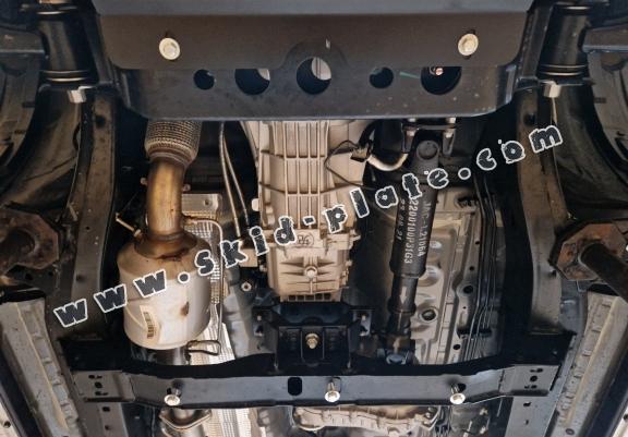 Steel gearbox skid plate for Jac T8