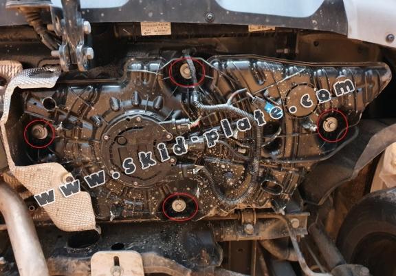 Steel AdBlue tank plate Dacia Duster