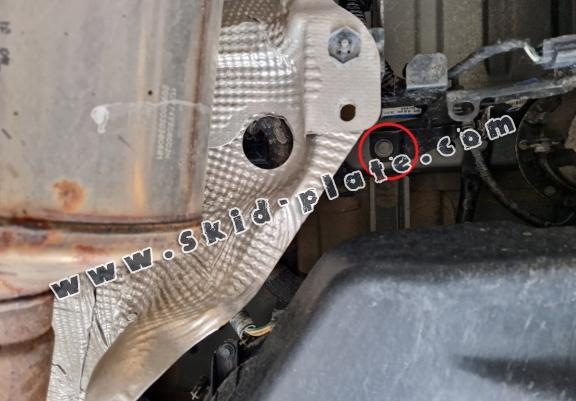 Steel catalytic converter plate/cat lock for Renault Master 3