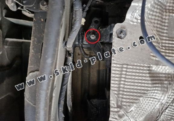 Steel catalytic converter plate/cat lock for Renault Master 3