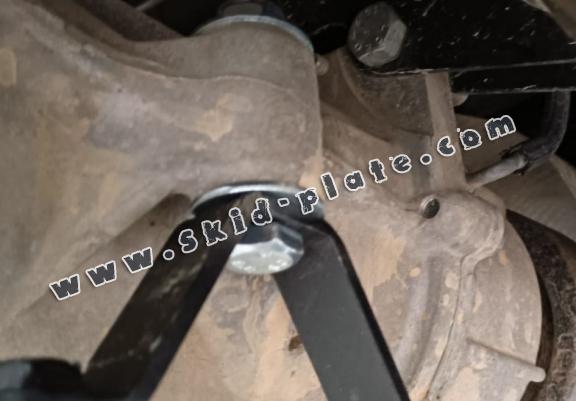 Aluminum diferential skid plate for Dacia Duster 4x4