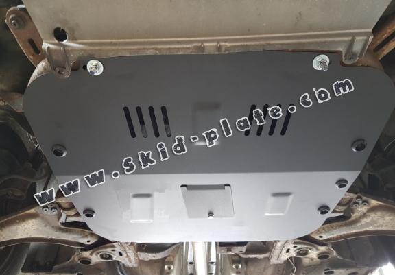 Steel skid plate for the protection of the engine and the gearbox for Saab 9-3