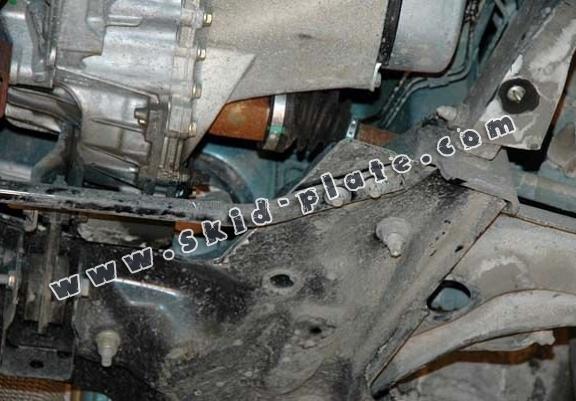 Steel skid plate for Peugeot 207