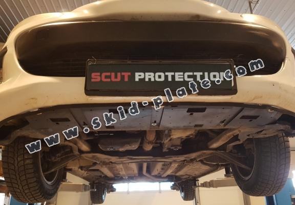 Steel skid plate for Citroen C4