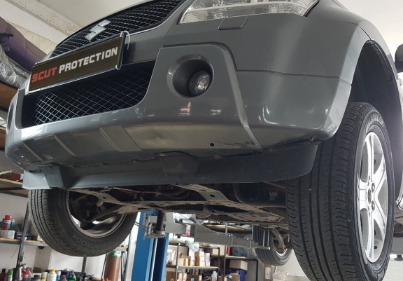 Steel skid plate for Suzuki Grand Vitara 2