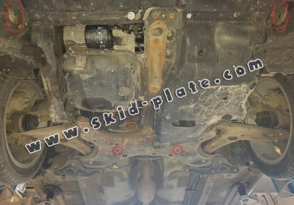 Steel skid plate for Toyota Avensis