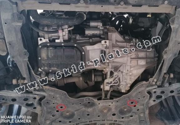 Aluminum skid plate for Toyota Prius