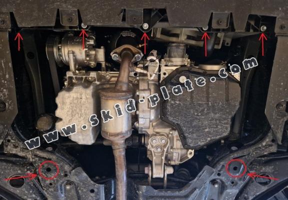 Steel skid plate for Toyota Aygo X