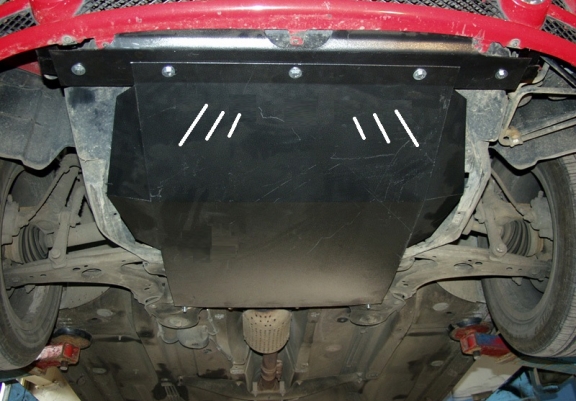 Steel skid plate for Volkswagen New Beetle