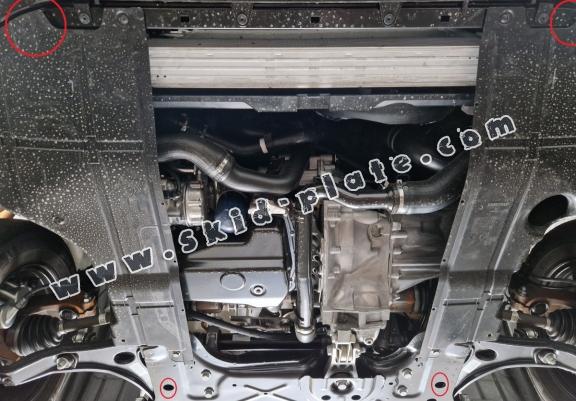 Aluminum skid plate for Peugeot Boxer