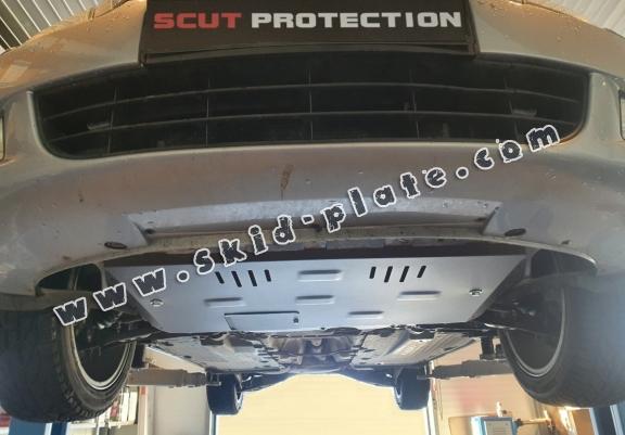 Steel skid plate for VW Caddy