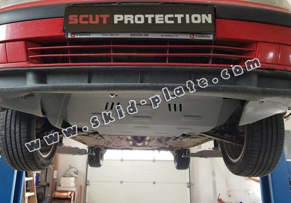Steel skid plate for Volkswagen Caddy